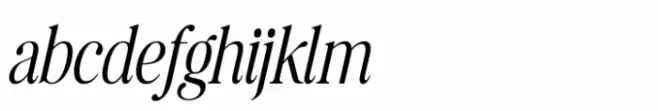 Retro Voice Extra Light Normal One Italic