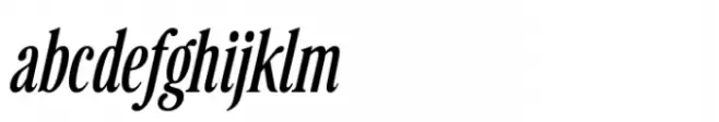 Retro Voice Light Condensed Two Italic