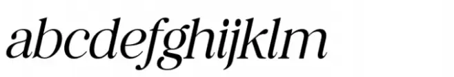 Retro Voice Light Expanded One Italic