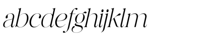 Retro Voice Thin Expanded Italic