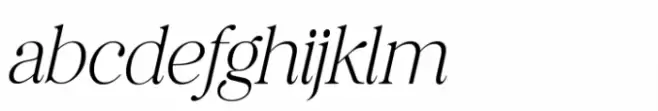 Retro Voice Thin Expanded One Italic