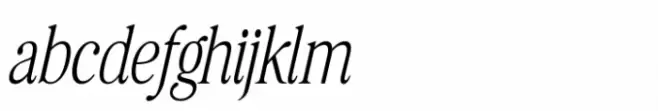 Retro Voice Thin Normal Two Italic