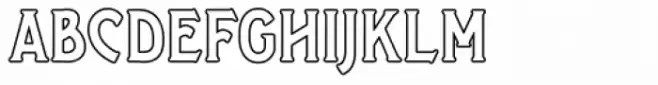 Retrorelic Serif Outline Regular