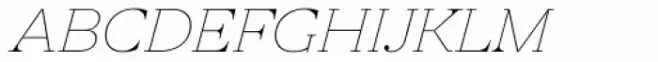 Revista Thin Italic
