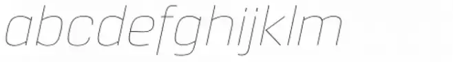 Reznik UltraLight Italic