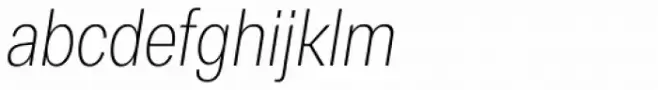 RF Dewi Condensed Ultralight Italic