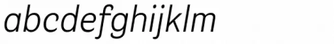 Riccia Light Italic