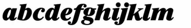 Riccione Serial Heavy Italic
