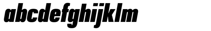 Rice Extra Bold Condensed Oblique