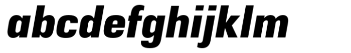 Rice Extra Bold Narrow Oblique