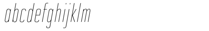Rice Hairline Condensed Oblique