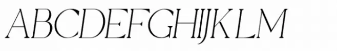 Richard & Caroline Thin Italic