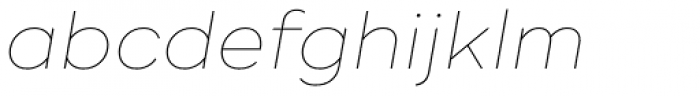 Ridley Grotesk Thin Italic