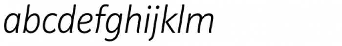 Riga ExtraLight Italic