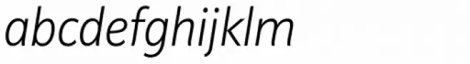Riga ExtraLight Italic