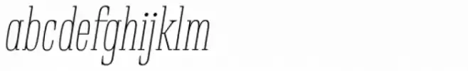 Rigatoni Thin Italic