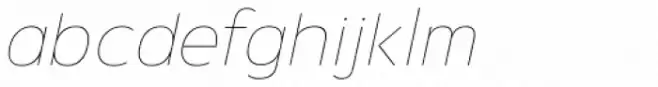 Rigo Ultra Light Italic