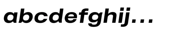 Rikkia Bold Wide Italic
