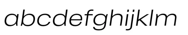 Rikkia Light Wide Italic