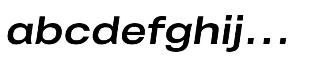 Rikkia Semi Bold Wide Italic