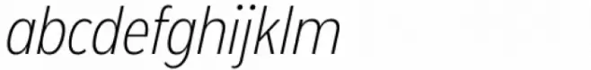 Rilo Extra Light Italic