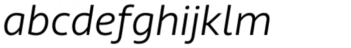 Riona Sans Light Italic