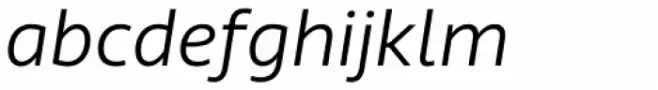 Riona Sans Light Italic