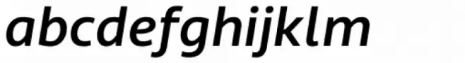 Riona Sans Medium Italic