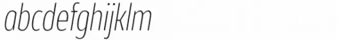 Rivera Thin Italic