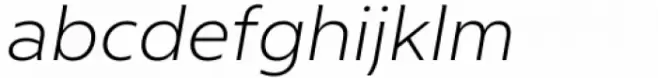 Riveta Extra Light Italic