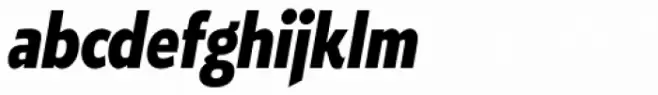 Roanne Condensed Extra Bold Italic