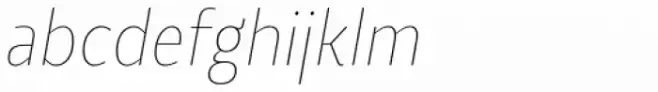 Roanne Condensed Thin Italic