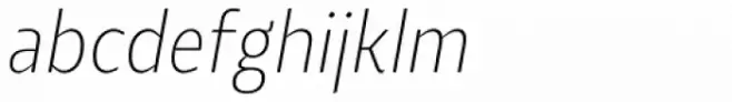 Roanne Condensed Ultra Light Italic