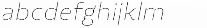 Roanne Thin Italic