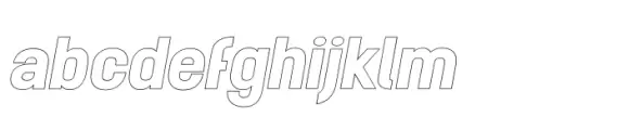 Roclette Pro Line Bold Italic