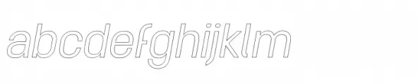 Roclette Pro Line Normal Italic