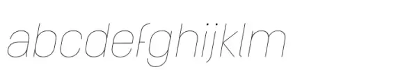 Roclette Pro Thin Italic