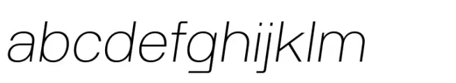 Rodley Thin Italic