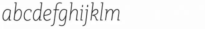 RoglianoPro Semi Condensed Thin Italic