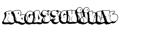 Roket Monster Graffiti Shadow