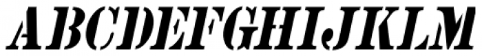 Roman Stencil Oblique JNL