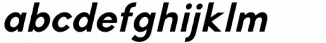 Romela Bold Italic