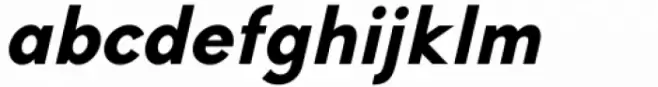 Romela Extra Bold Italic