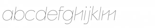 Romena Hairline Italic