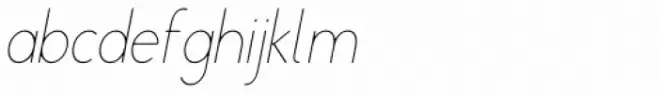 Rondell Thin Italic