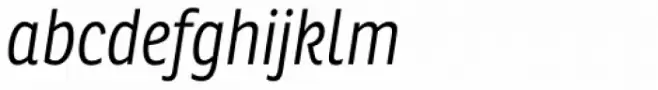Ronnia Cond Light Italic