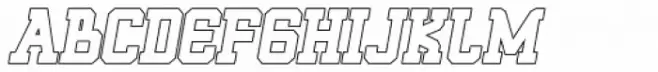 Roquero Outline Italic