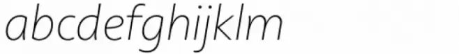 Rosales Extra Light Italic