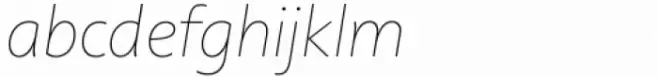 Rosales Thin Italic