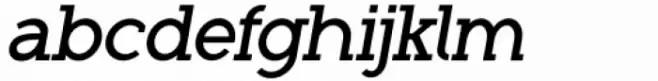 Roseau Slab Semibold Oblique